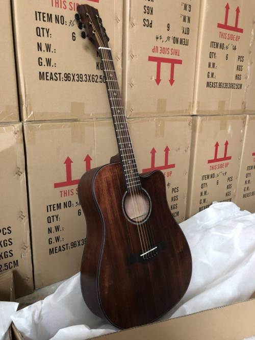 厂家批发41寸单板民谣木吉他40寸面单吉它无标可贴牌正品乐器